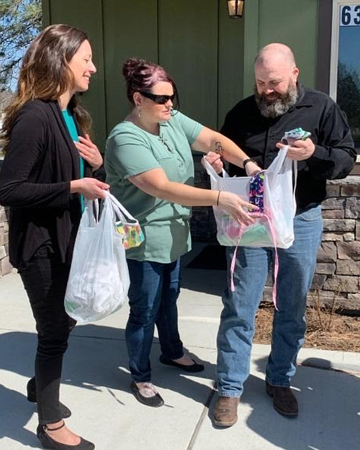 Blazen Divaz provide kidsized face masks for Children’s Village